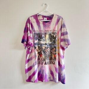 Vintage Crosby Stills Nash & Young Tour Tie-Dye Tee 2002